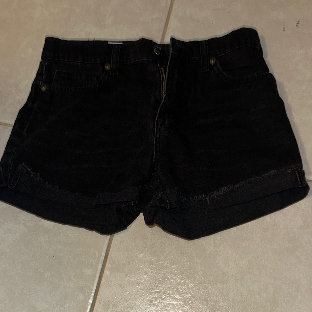 Aero Black Women's Mom Denim Shorts Size 2